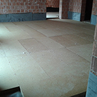 Dry screed with FiberTherm wood fibre board