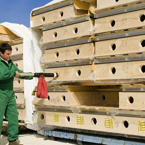 Loose wood fibre Zell thermal insulation