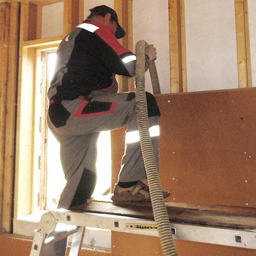 Wood fibre board FiberTherm Internal thermal insulation system on wooden and x-lam support