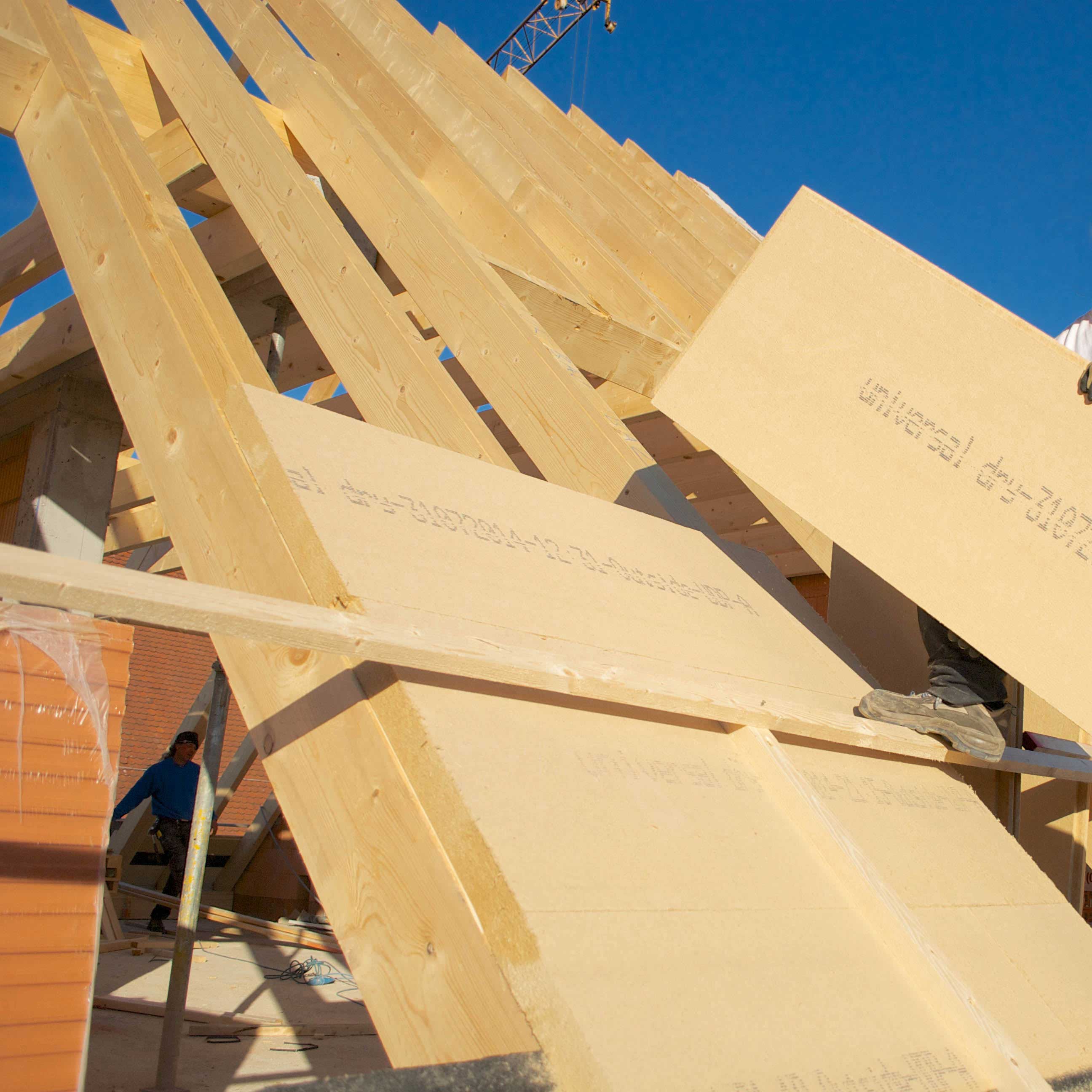 Wood fibre boards FiberTherm Universal dry installation
