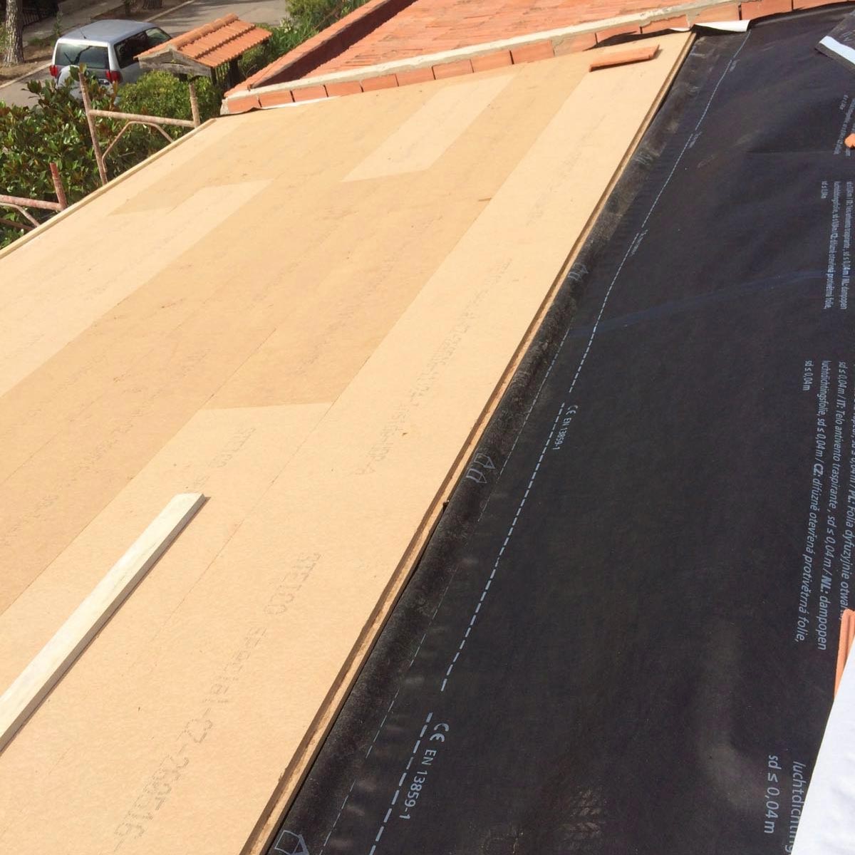 Wood fibre board FiberTherm Special pitched roof insulation